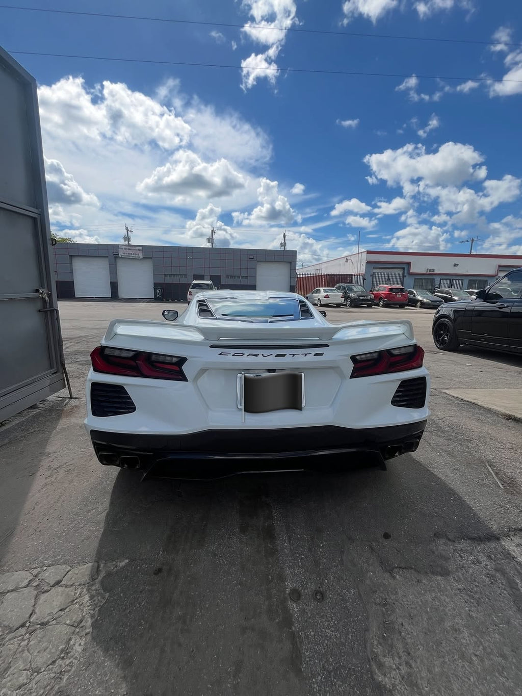 2023 C8 CORVETTE WHITE ON WHITE