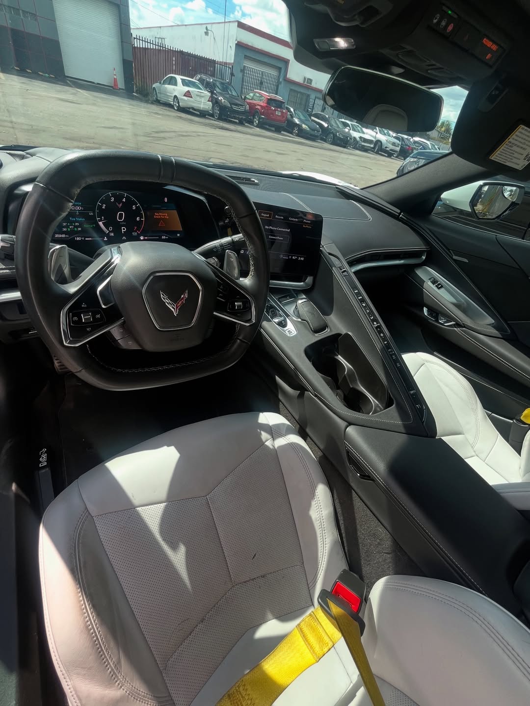 2023 C8 CORVETTE WHITE ON WHITE